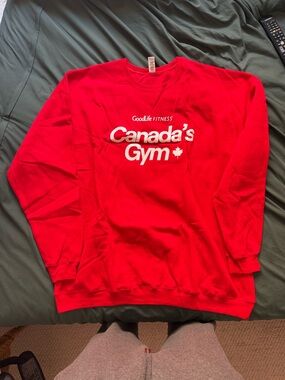 GoodLife Fitness Canada’s Gym Red Crewneck Sweatshirt